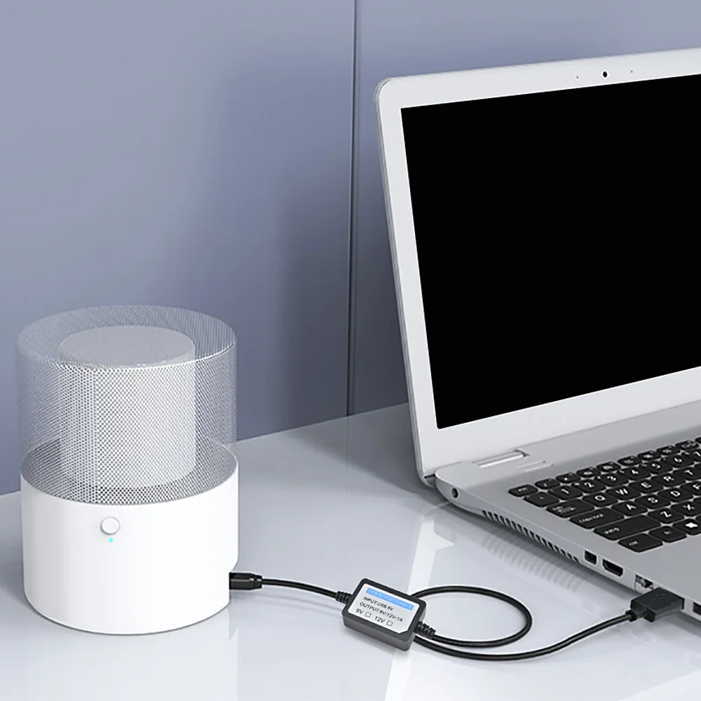 DC-DC 5 فولت إلى 9 فولت 12 فولت 1A تصعيد USB دفعة كابل خط الداعم محول طاقة محول USB سلك التوصيل 5.5x2.1 مللي متر ل موصل الطاقة #5