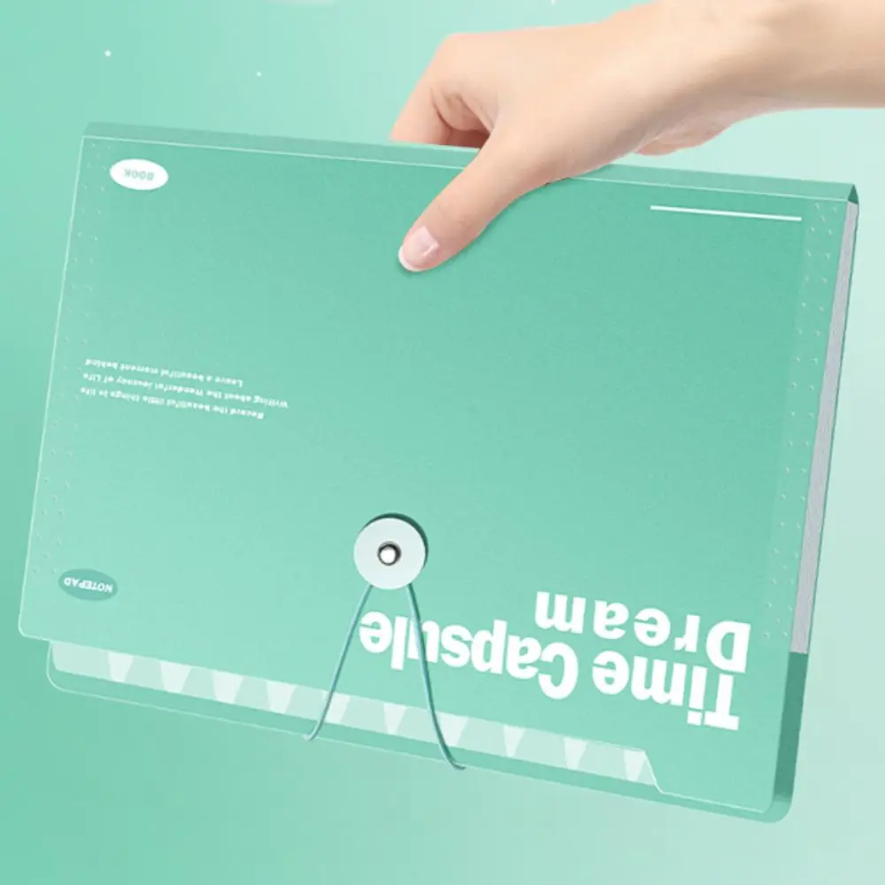 Vertical A4 Handheld File Bag High Appearance Bellows bag Student Homework Orginizer 5/8/12 Layers Simplicity