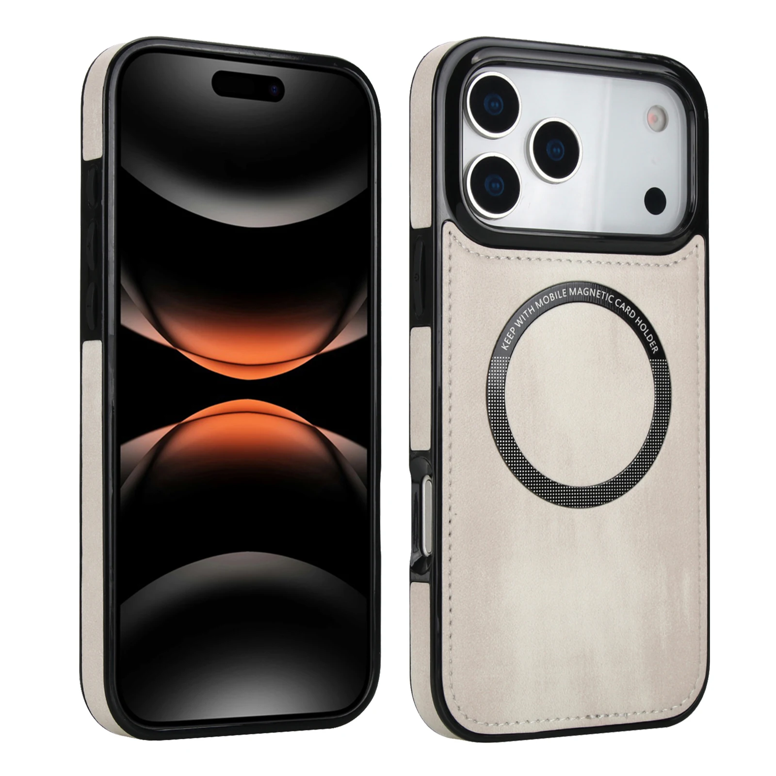 For iPhone 17 Pro Max 16 15 14 13 12 11 Pro Max Plus Air 5G Case Matte Leather Magnetic Wireless Charging Shockproof Back Cover