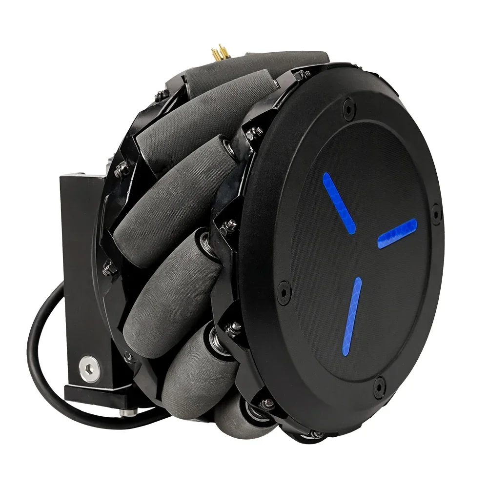 7 Inch Mecanum Wheel Motor Omniwheel Motor for Robots and Mobility Platform 300kg Payload