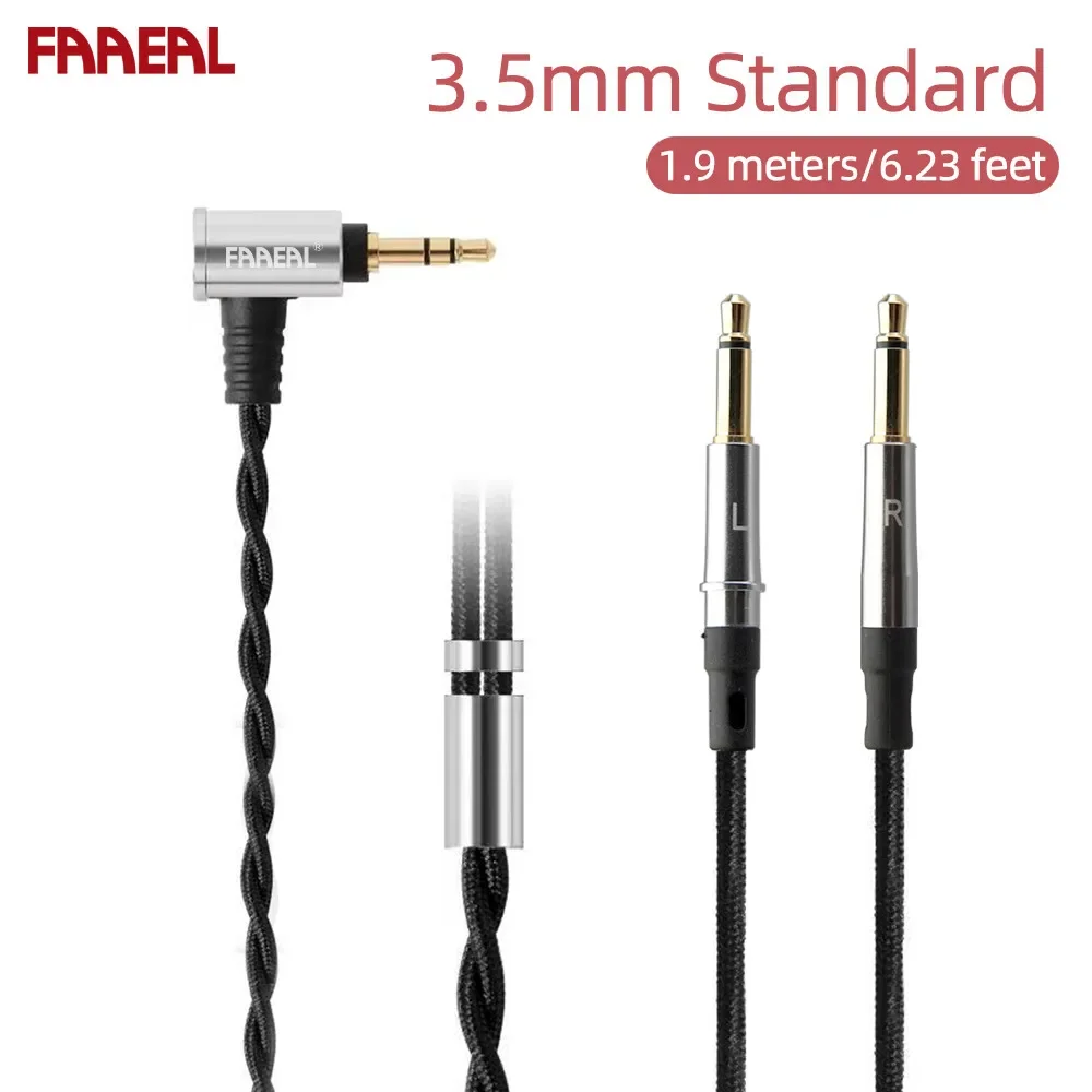 FAAEALアップグレードケーブル Hifiman Ananda SUNDARA Deva Pro Arya HE400SE HE1000 99 Classics 99 Neo MDR Z7M2 HE4XX HE560ヘッドセット用