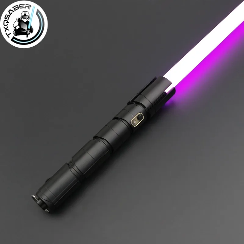 

TXQSABER Тяжелый дуэльный световой меч «Очень странный» Bluetooth Приложение Управление жестом зажигания Гладкие качели Звуки Изменение лазерного меча Игрушки