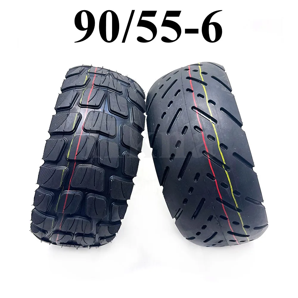 Good Quality 90/55-6 Off-road Vacuum Tyre or 10 Inch City Tubeless Tire for Electric Scooter Accessories