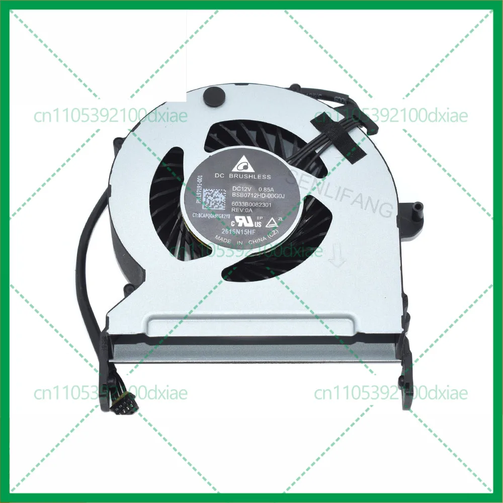 New GPU Fan L97191-001 For HP Z2 Mini G5 Mini Desktop Workstation Cooler BSB0712HD-00G0J 6033B0082301 DC12V 0.85A 4Lines