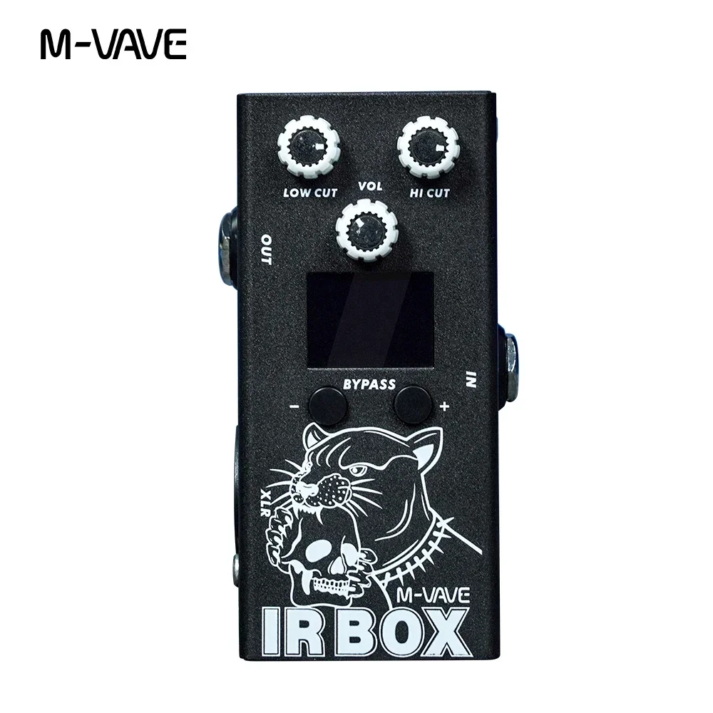 M-VAVE IR Box Electric Guitar Effect Pedal IR Cab Impulse Response Cabinets Speaker Simulator Effect Guitar Accessories Parts