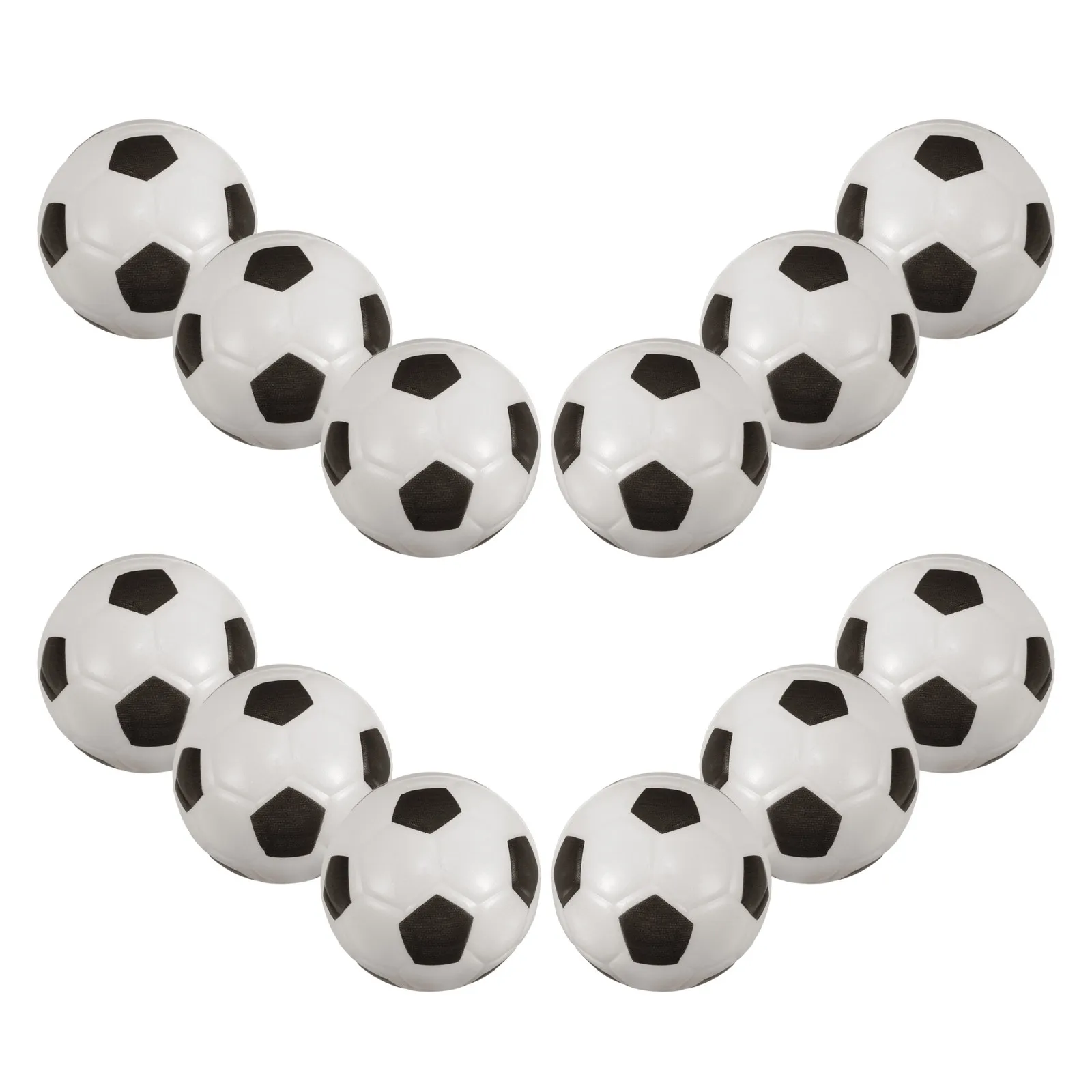 12pcs Mini Soccer Balls for Kids – Squeeze Football Toys, Sports Party Favors