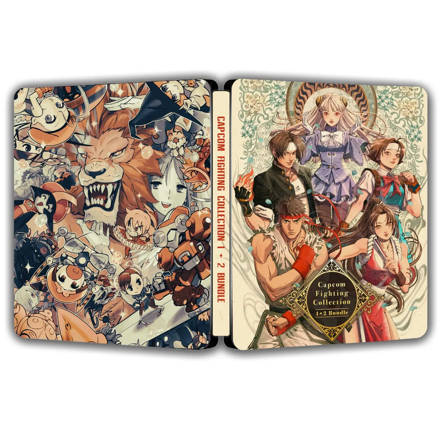

Capcom Fighting Collection 1+2 First Edition Steelbook FantasyBox (Customization,Steel case,Game CD not included)