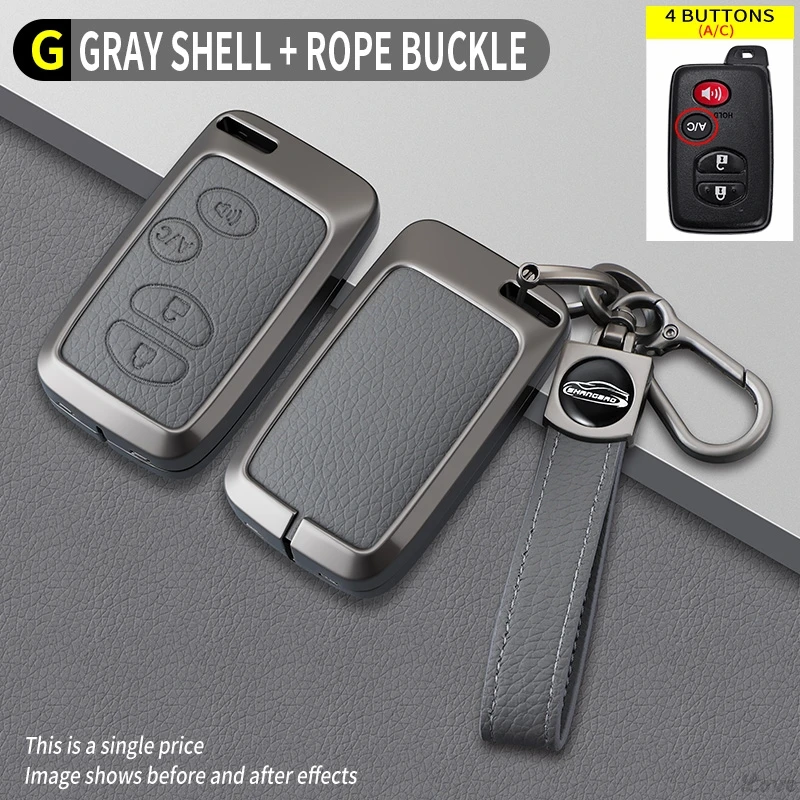 3 Buttons Keyless Auto Shell Fob Car Key Case Cover for Toyota Prius 30 Alpha Aqua Land Cruiser Auris for Lexus LC 200 Accessory