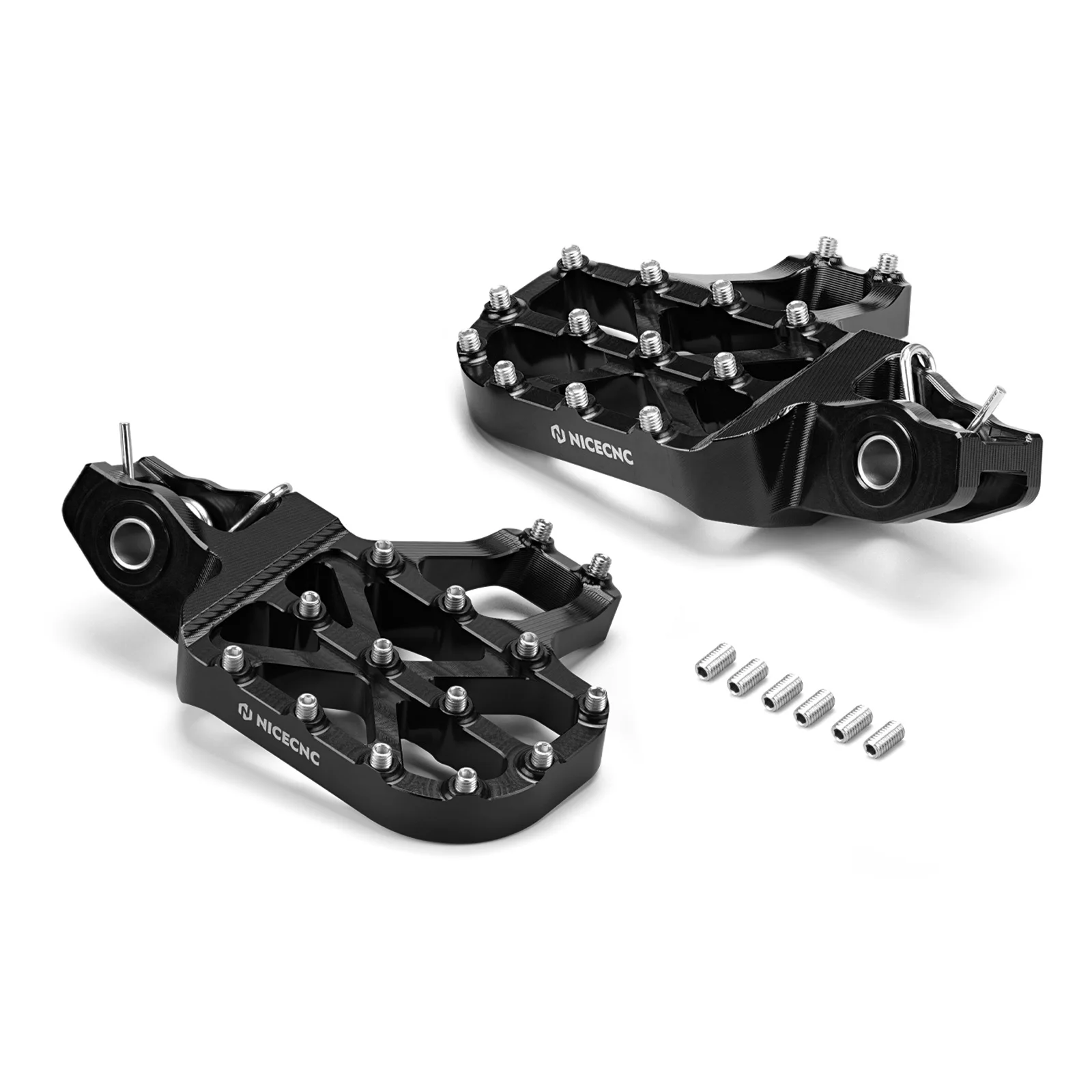 AliExpress NICECNC For Stark Varg EX MX SM 2024-2025 Electric Bike Foot Pegs Footrests 6061-T6 Aluminium CNC-machined Accessories Purple