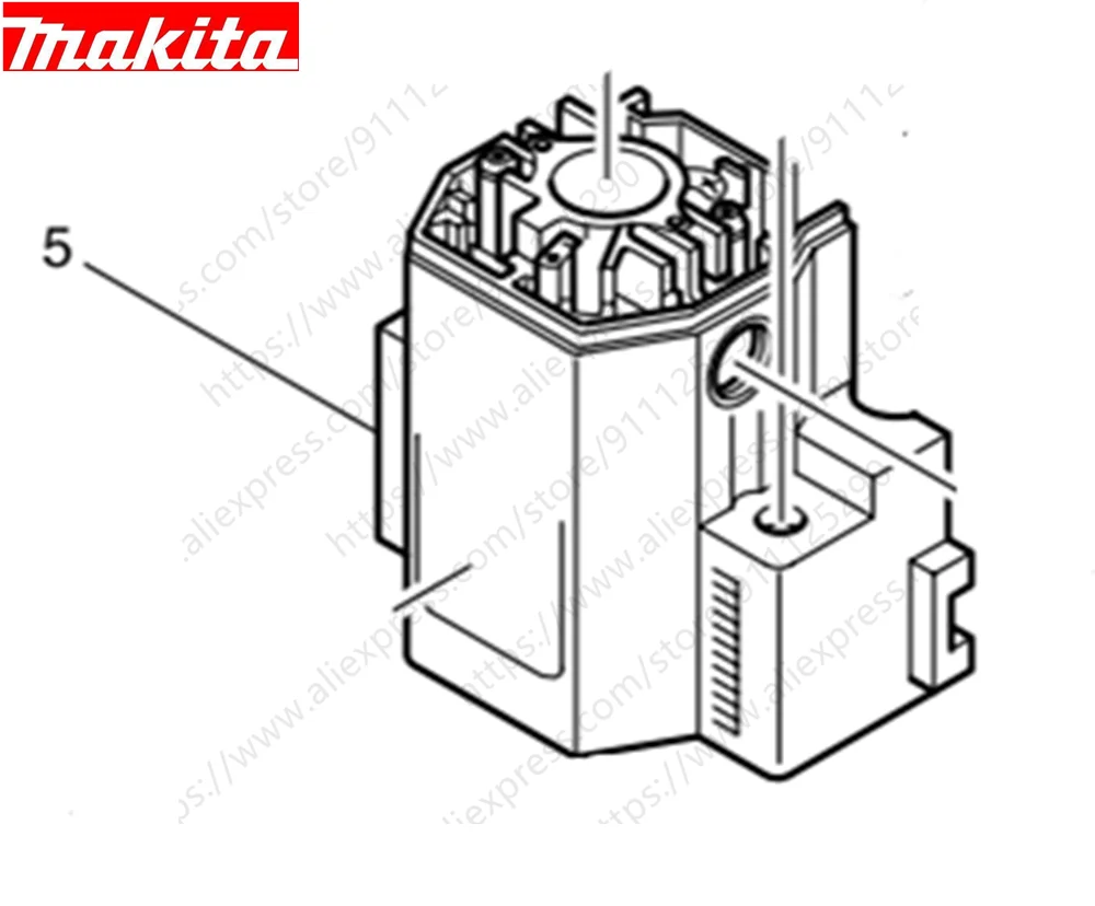 

Motor housing for MAKITA 3612 Wood Machine