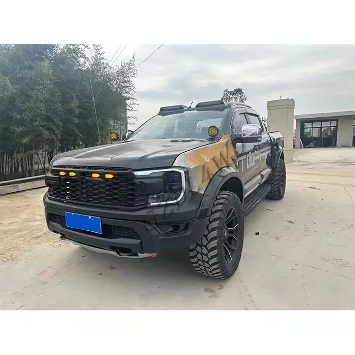 GZDL4WD نمط جديد تحويل المصد الأمامي عدة 1:1 طقم الجسم لرينجر T9 XL XLT XLS الرياضة ترقية إلى T9 رينجر رابتور 2023 +