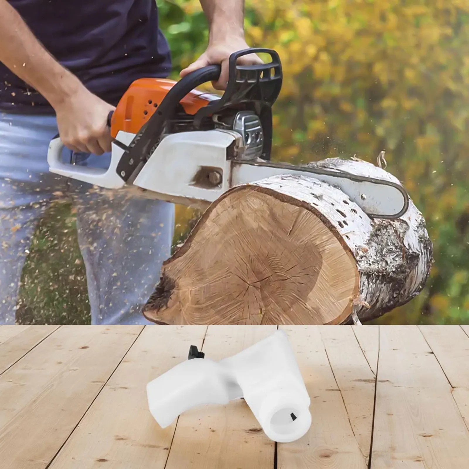 

Fuel Tankc Oil Tank Outdoor Replace Part White +black Chainsaw For 017 MS170 MS180 High Quality Useful Brand New