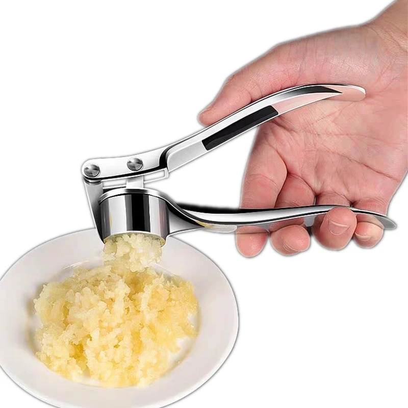

Hot Stainless Steel Kitchen Squeeze Tool Alloy Crusher Garlic Presses Fruit & Vegetable Cooking Tools Kitchen Accessory