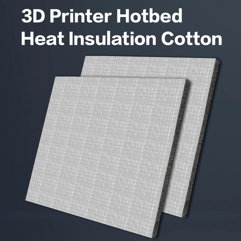 3D Printer heating bed Insulation Cotton For 3D Printer Heatbed 180 220 235 310mm Foil Self-adhesive Insulation Cotton Sticker