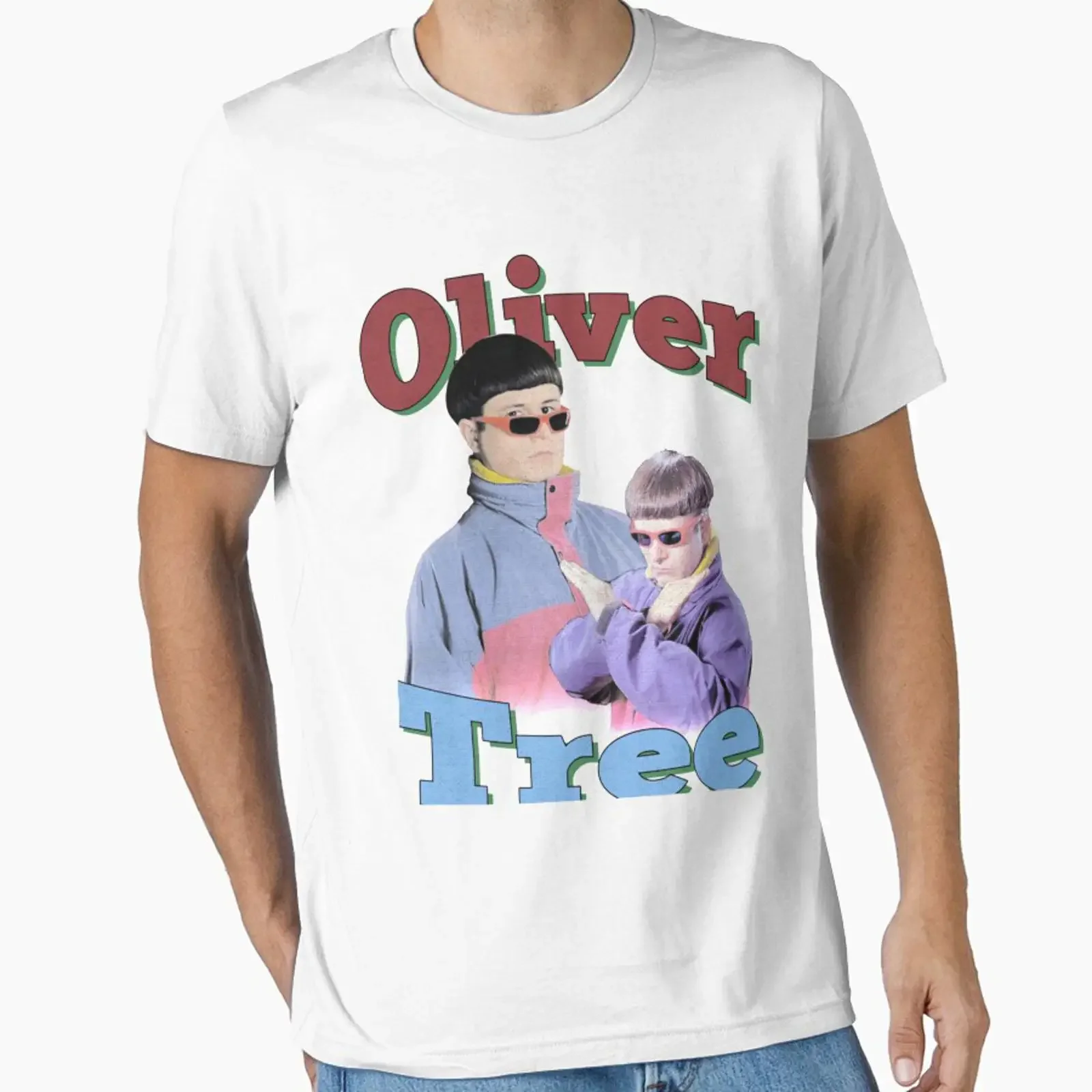 Oliver tree Hip Hop vintage designed and sold by Keenejonathon vintage Washed streetwear Casual Top For Everyday Wear Stylish