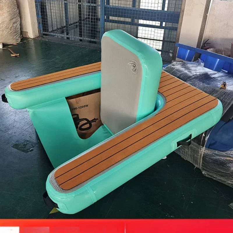 Inflatable Pool Bar Floating Dock Dwf Deck Water Play Equipment SUP Mat Inflatable Jet Ski Floating Yoga Platform