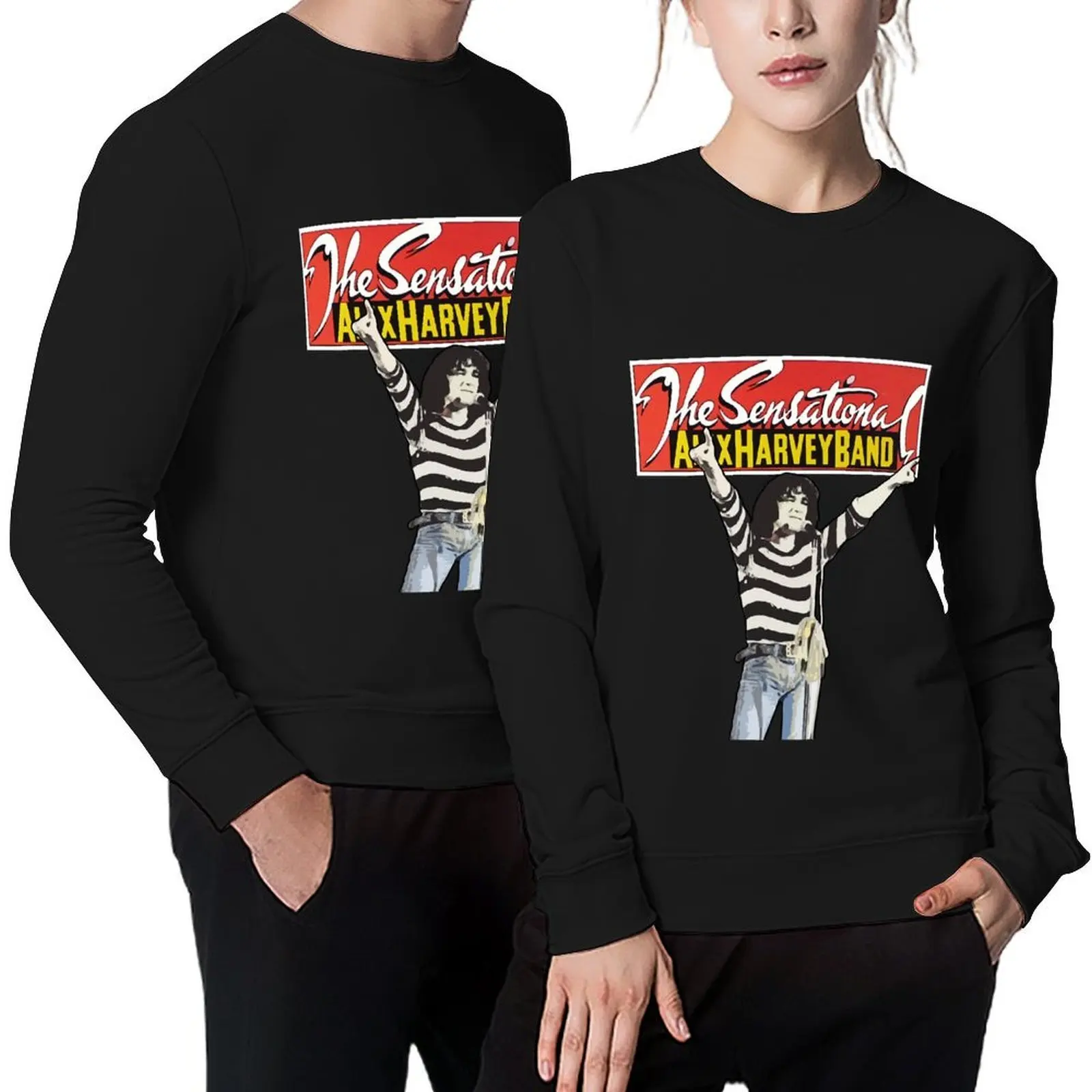 

The Sensational Alex Harvey Band Pullover autumn clothes clothes for men tracksuit tracksuits oversize sweatshirt