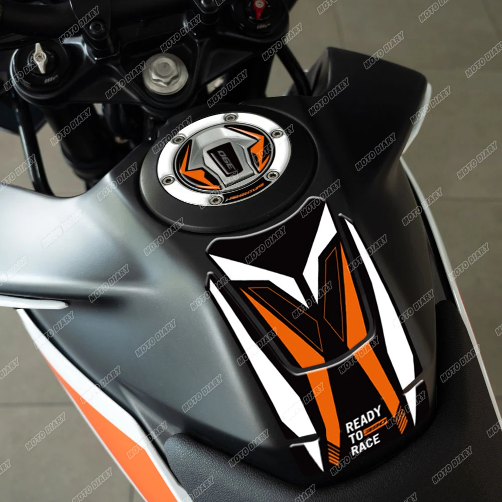 For KTM 390 ADVENTURE 390adv 2020-2023 Fuel Tank Pad Sticker 3D Gas Oil Protection Decals Waterproof