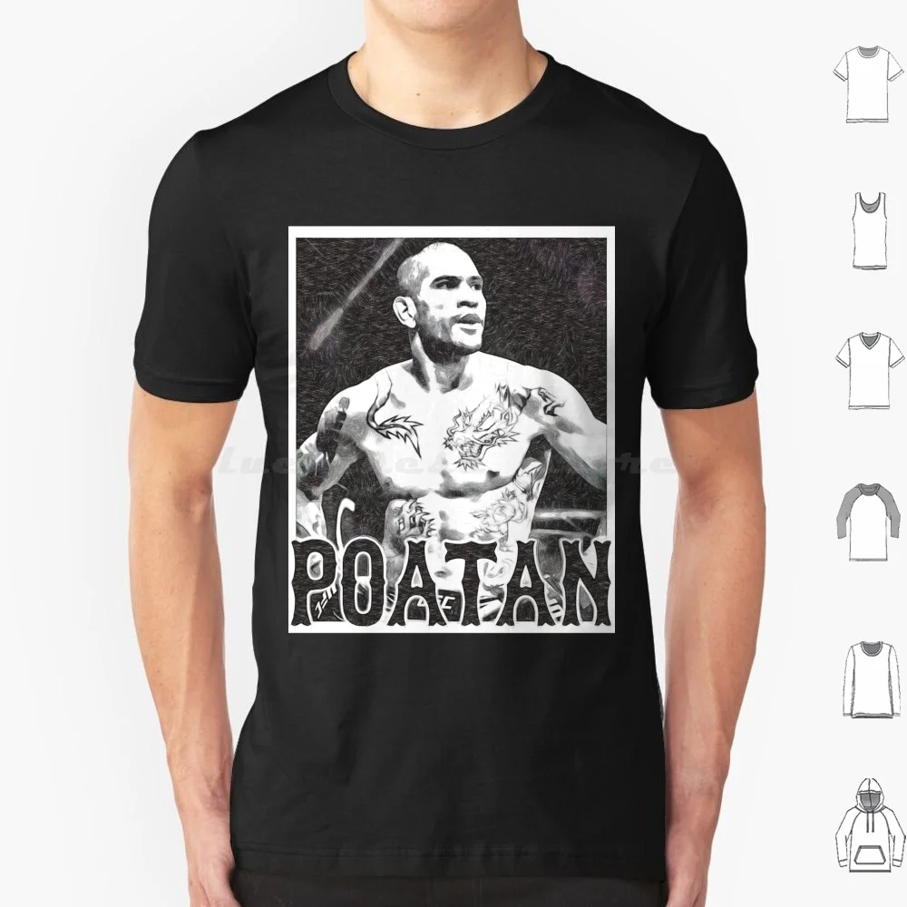 

Poatan T Shirt 6xl Cotton Cool Tee Champ Poatan Alex Pereira S  O Bernardo Do Campo State Of S  O Paulo Brazil Kickboxing