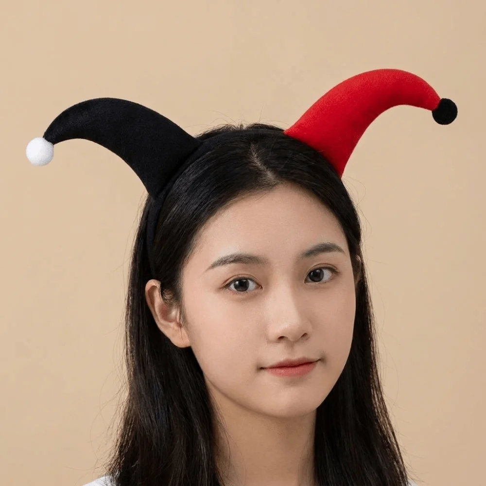 Funny Clown Headband Colorful Style Lightweight Cosplay Hairbands Flexible Hair Accessories Funny Headwear Holiday