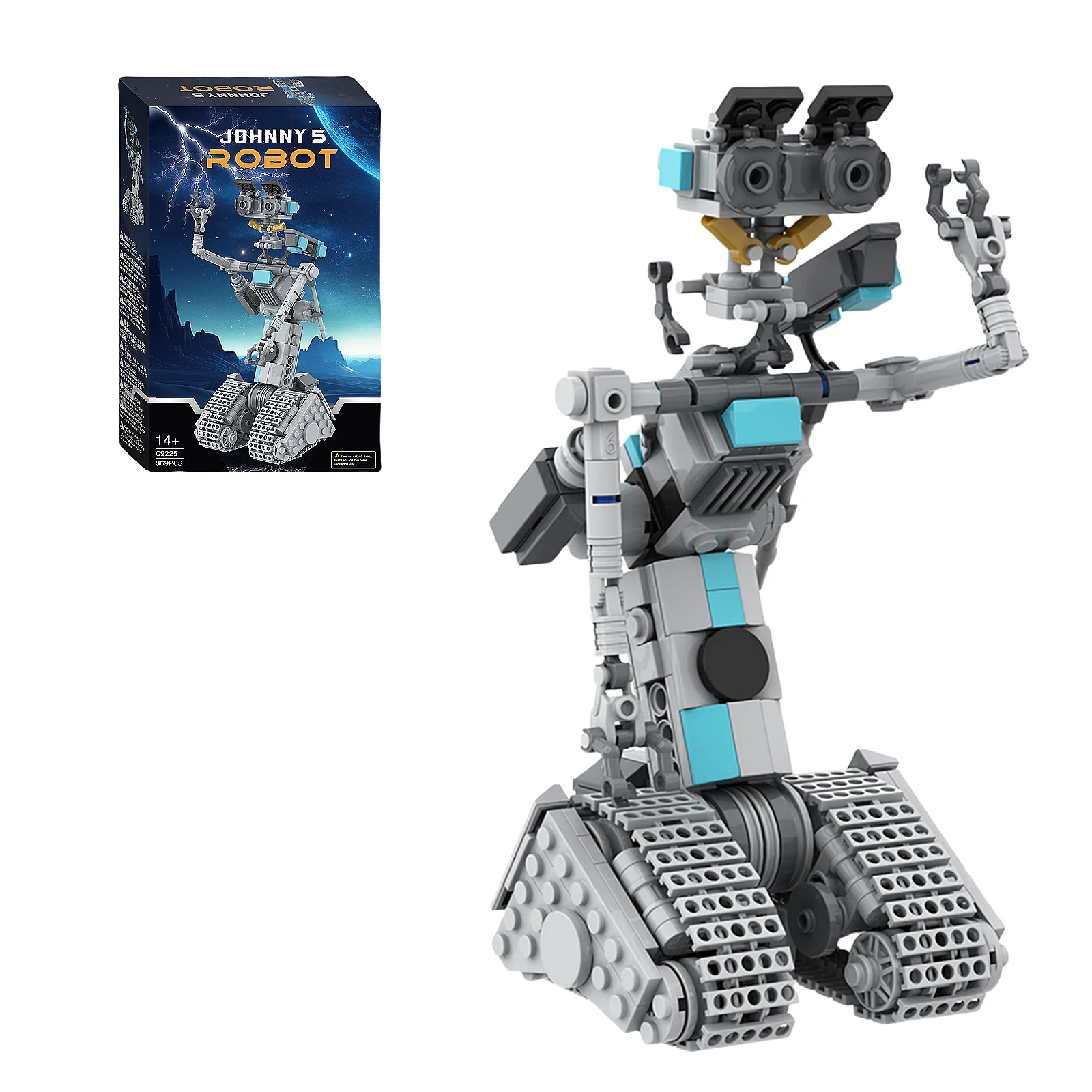 Block Toys Johnny 5 Robot Boys Toys Gifts Ornaments,Toys for Children Kids Gifts Toy