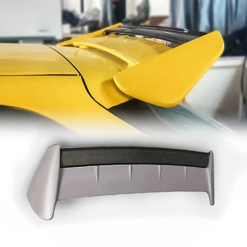 For Civic EK SKV2 Type Rear Spoiler Roof Spoiler Exterior Tail Trim Replacement Upgrade Parts