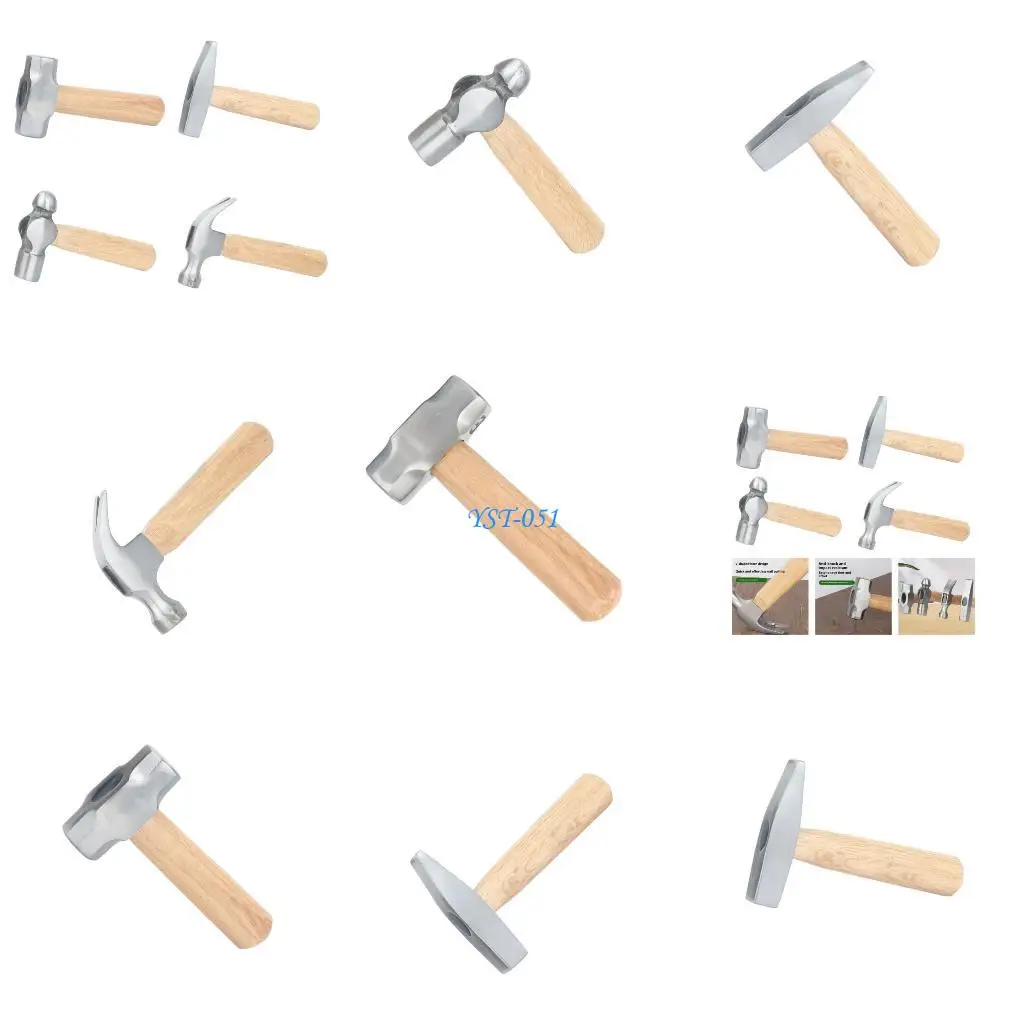 

E15A Multipurpose Short Handle Hammer With Carbon Steel Construction And Comfortable Fit Lacquered Shafts