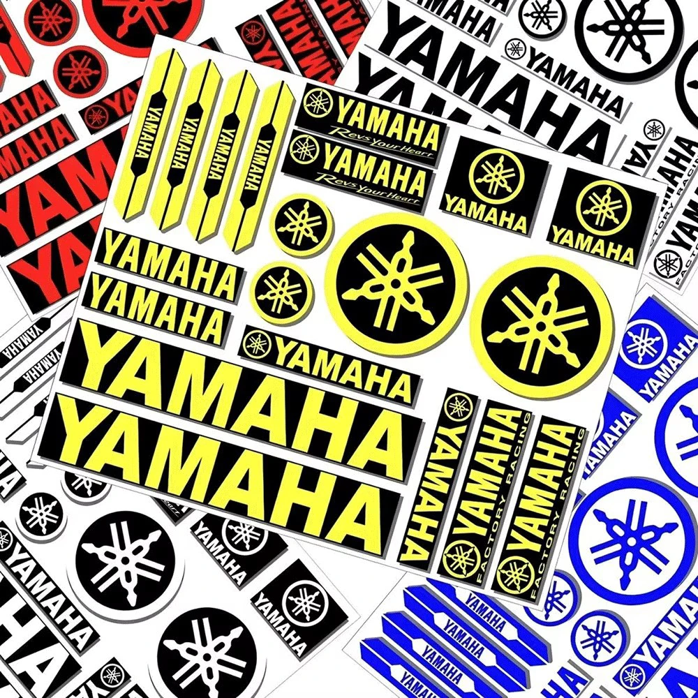 New Motorcycle Side Strip Bike Helmet Sticker Car Styling Vinyl Decal for YAMAHAS Motorcycle Sticker Decoration Car Sticker