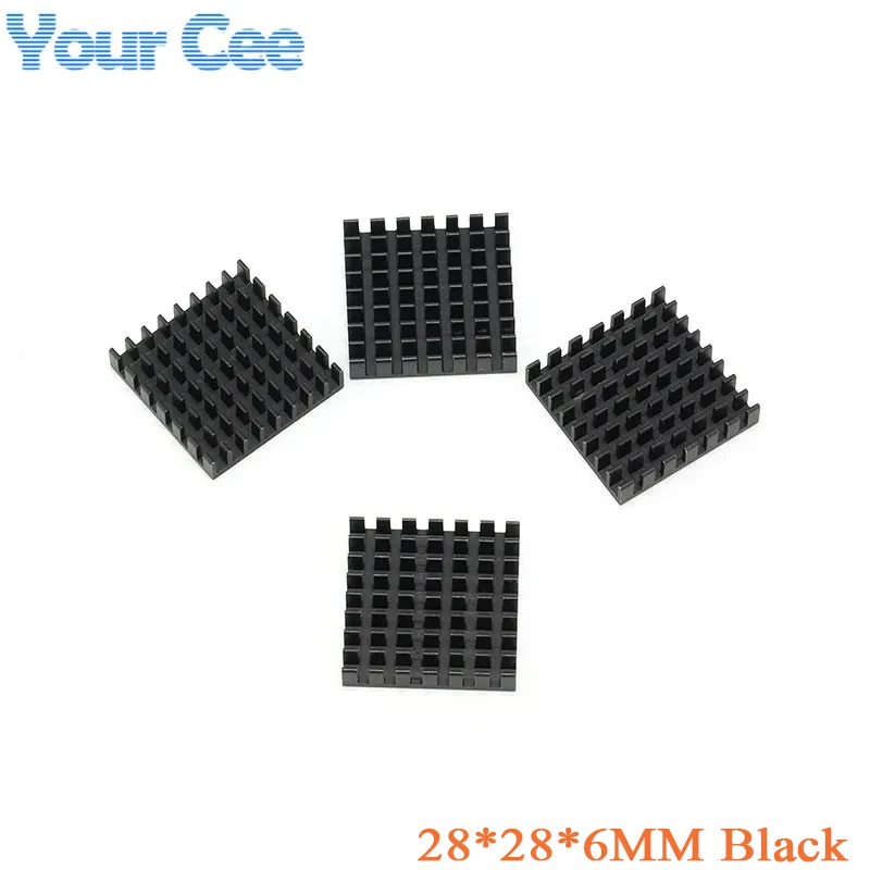 20pcs/1pc 28*28*6mm Heatsink Cooling Fin Aluminum Heat Sink Radiator Cooler 28X28X6mm