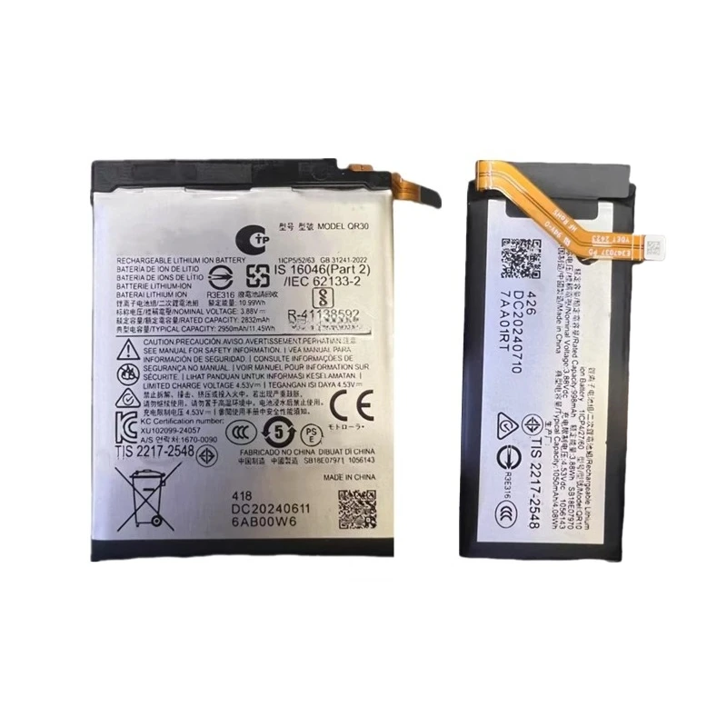 。.for Motorola moto blade Razr 50 ultra XT 2451-2 battery QR30 QR10.。