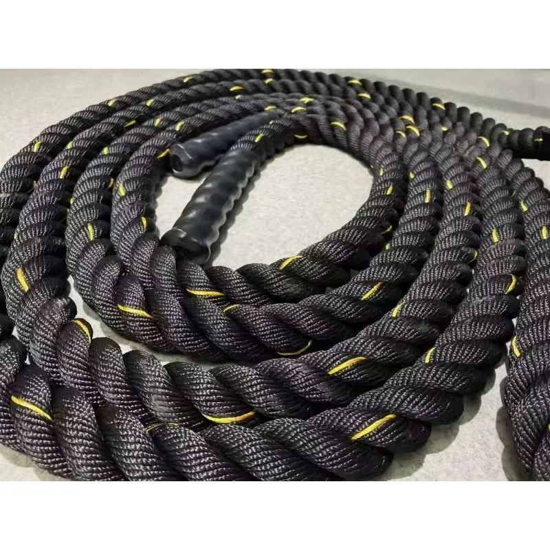 

Sport Battle Rope Polypropylene Fibre For Gym Training Elastic Strength And Full Body Fitness Workout