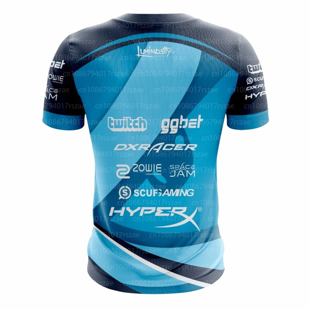 Esports Classic Luminosity Gaming Męska koszulka Uniform Męska moda 3D Print Mesh Oddychające koszulki Odzież dla fanów gier zespołowych