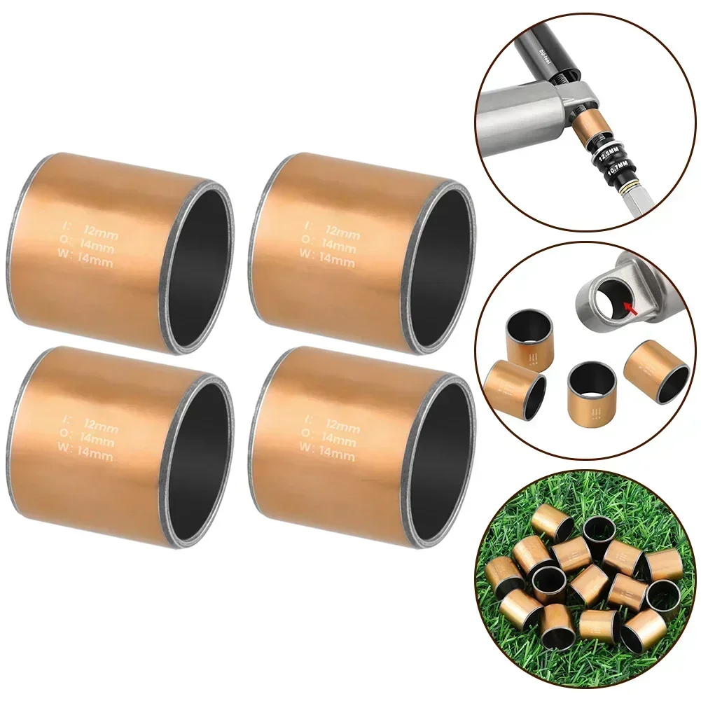

4Pcs MTB Bicycle Rear Shock Absorber Bush 14mm Bushing Accessories For Mountain Bike Replacement Tool Practical Cycling Parts