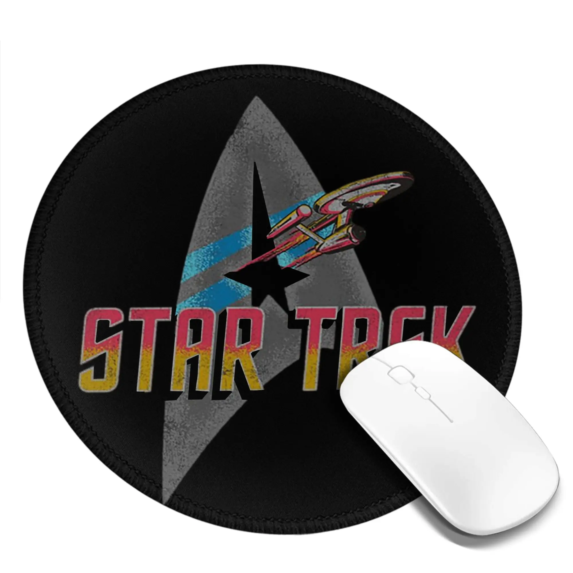 Star Treks Science Fiction TV Series Mouse Pad Computer Keyboard Mouse Mat Gaming Laptop Desk Mat Office Accessories Table Mats