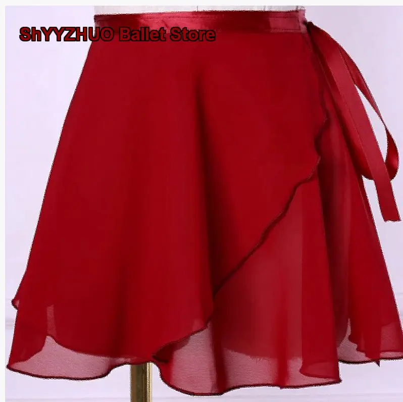 Women's Adult One-Piece Dance Dress Half Skirt Practice Shorts Children's Jumping Skirt Tutu Kids
