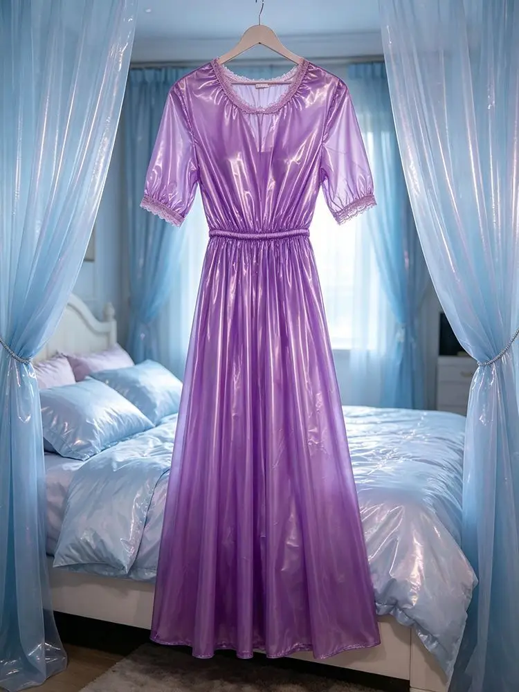 pvc shirt dress KEMO-Cyberfashion Online store for PVC, Plastic and vinyl clothing made  from Unbacked PVC, Stretch PVC, Plastic, Vinyl and Rubber - DR08