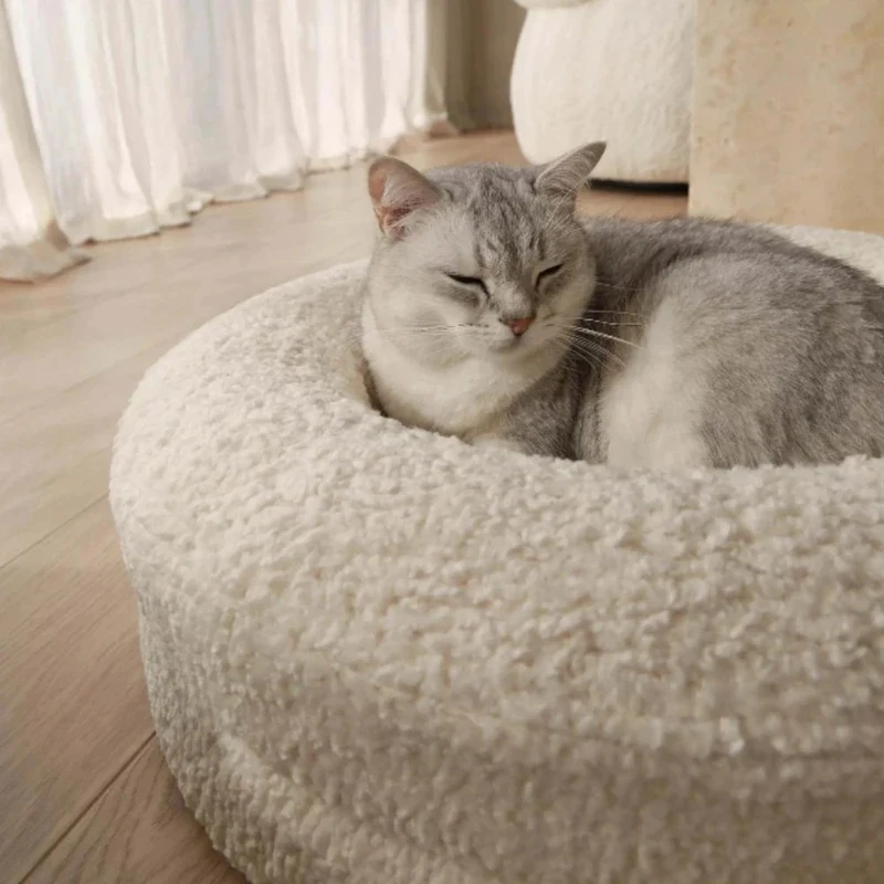 Round Dog Sofa Mats Comfortable And Breathable Thickened Cat Bed Washable Puppy Beds Moisture Resistant Pet Products