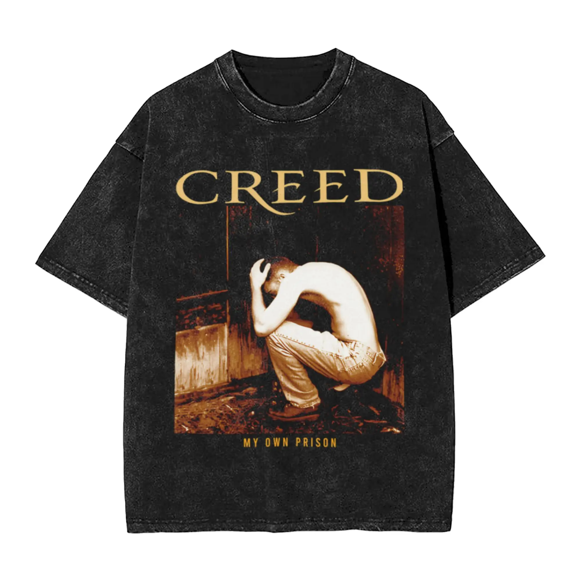 Creed Band Unique Comfort A Washed T Shirt Men's Women's Oversized Cotton Tees Tops