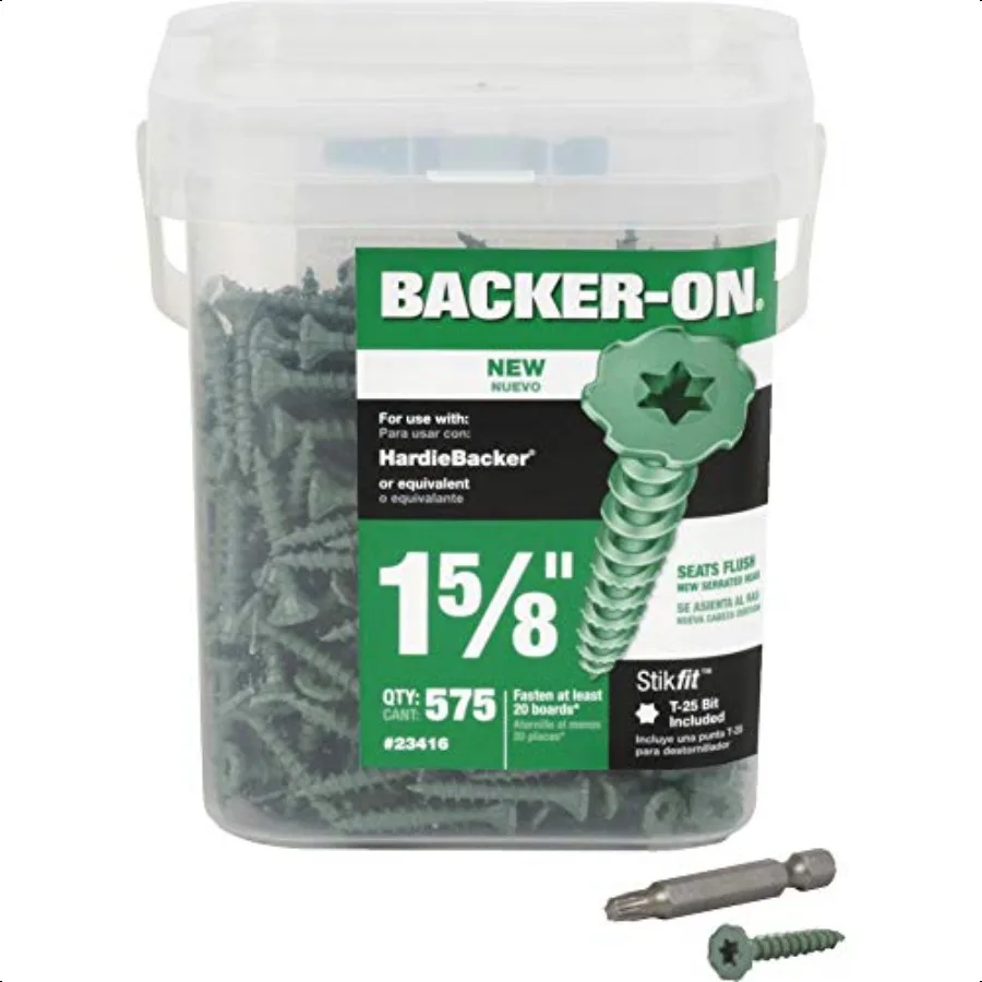 

ITW Brands 23416 575PC 9X15 8 BackerON 1.625 inches