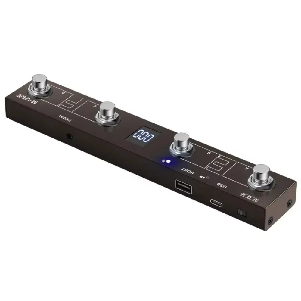 M-vave Chocolate Plus controlador MIDI inalámbrico teclado profesional interruptor de pie de 4 botones compatible con función de Control de interfaz