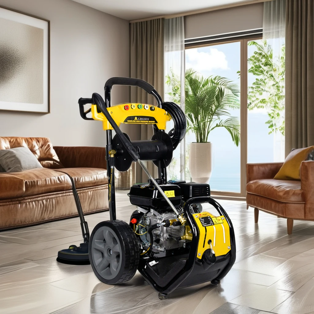 Lavadora de alta presión de 7HP, equipo certificado de 3000PSI, nuevo sistema de motor y bomba, unidad de limpieza de restaurante comercial