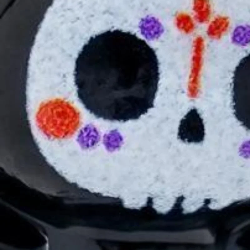 6Pcs Cute Mini Resin Sugar Skull Statues Adorable Cartoon Design For Halloween Decor Desktop Ornament DIY Craft Projects