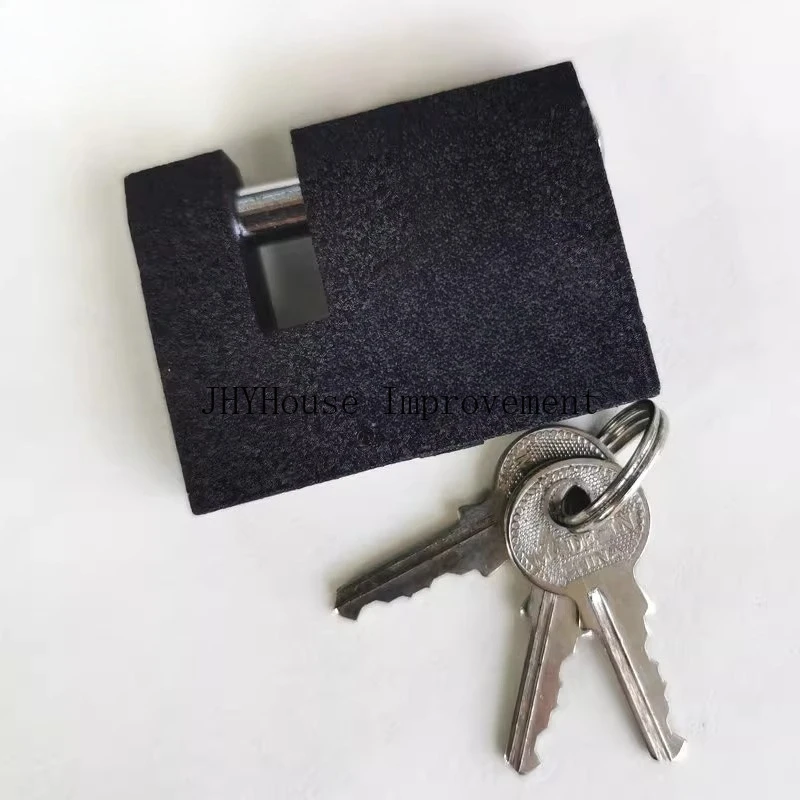 Marble Rectangular Lock 60mm Padlock, Beam Small Padlock, Horizontal Opening Padlock, Rectangular Lock, with Unlocking