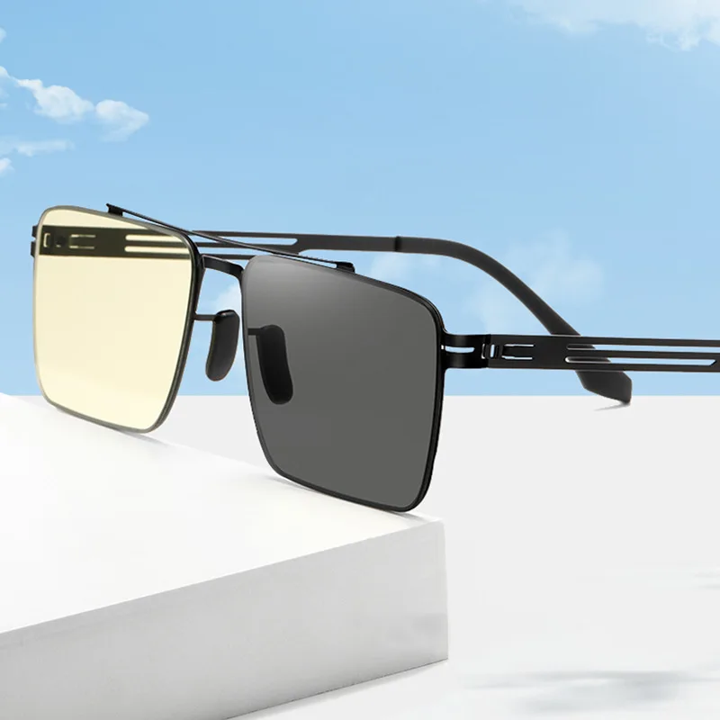 

Спортивные солнцезащитные очки ночного видения для рыбалки на открытом воздухе, меняющие цвет, ветрозащитные повседневные солнцезащитные очки в полной оправе унисекс