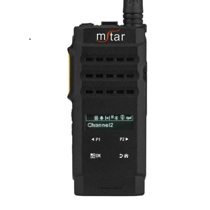 

MSTAR SL3500E Strong Signal Professional Digital Black Outdoor Long Range Programmable Button OLED Display 99 Walkie Talkie