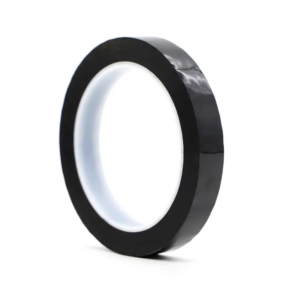 Strong Adhesive 3/5/8/10mm Width Marking Tape 66 Meters Black Coding Tape Marker Line Tape