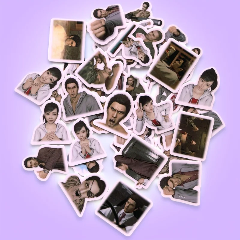 40pcs Kiryu Kazuma Sawamura Haruka 3cm diy STICKER