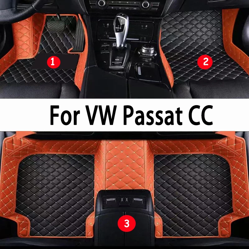 

Автомобильные коврики для Volkswagen VW Passat CC 2008 ~ 2016, комплект напольных ковриков, автозапчасти для интерьера, коврик, роскошный кожаный коврик, автомобильные аксессуары