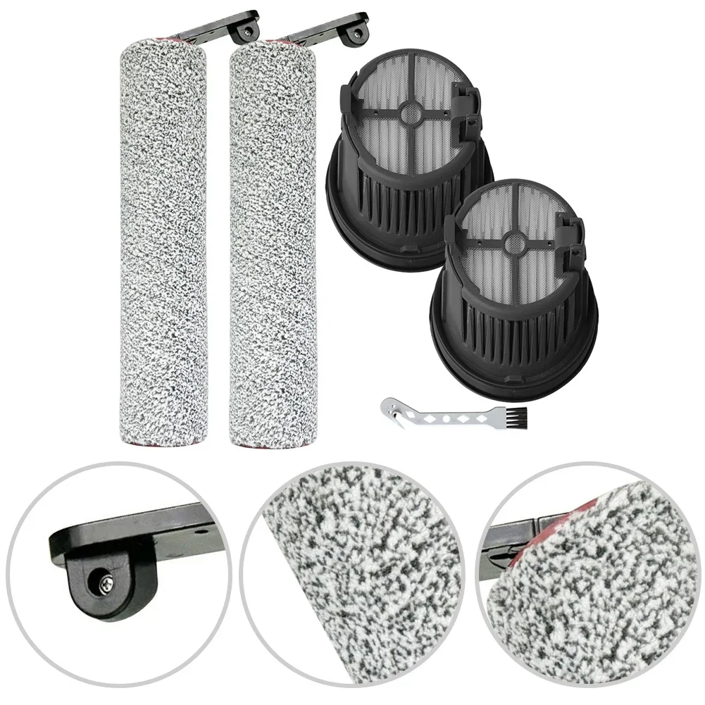 2 Brush Rollers 2 F… - image