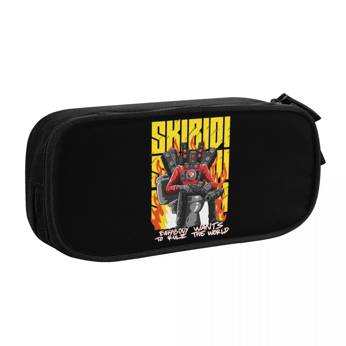 Custom Kawaii Hot Game Titan Speakerman Skibidi Toilet Pencil Cases for Girls Boys Large Capacity Pen Bag Box School Accessories